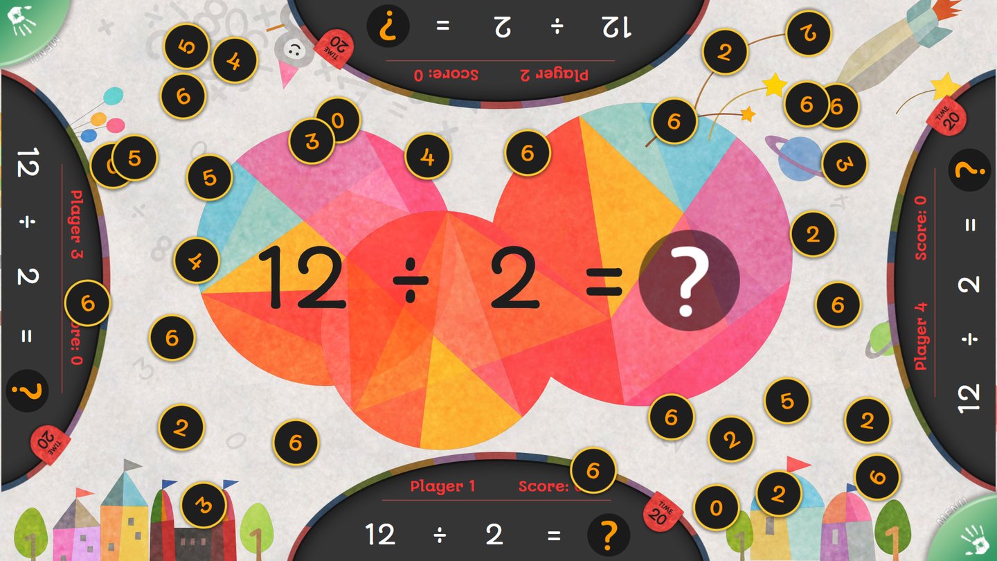 Numbers’Touch game screenshot